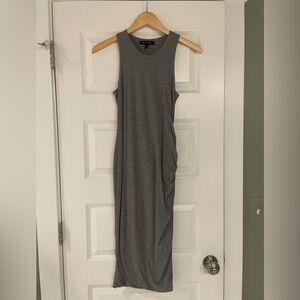 Banana Republic Bodycon Midi Sleeveless Dress, Crew Neck, Petite XS